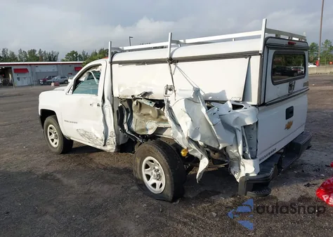 2016 Chevrolet Silverado 1500 Wt из США, поврежденный, VIN 1GCNCNEH8GZ272911